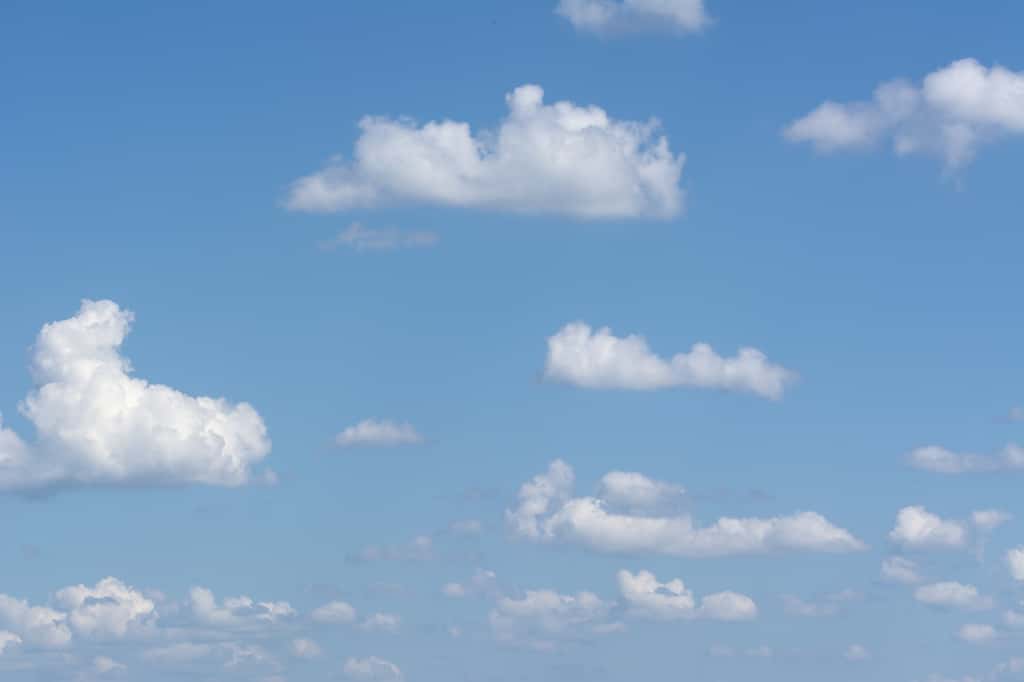 Les cumulus sont des nuages moutonneux. © bibi75, Fotolia