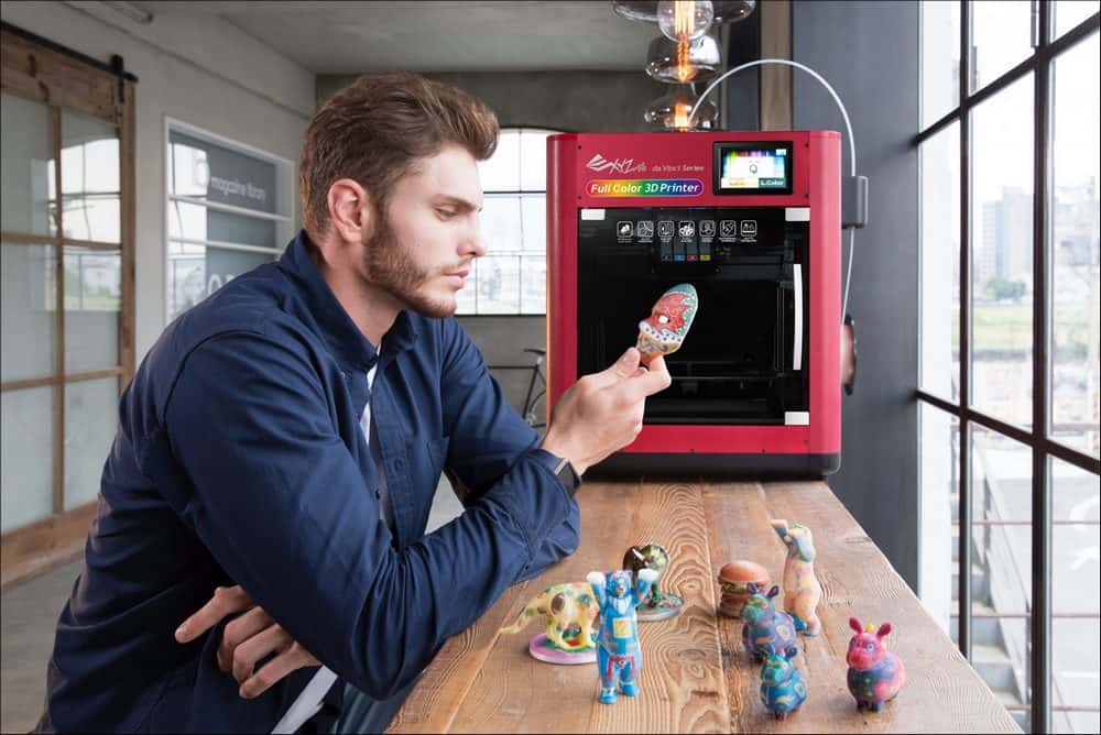 L'imprimante 3D multicolore Da Vinci Color est commercialisée à 3.600 euros. ©XYZprinting