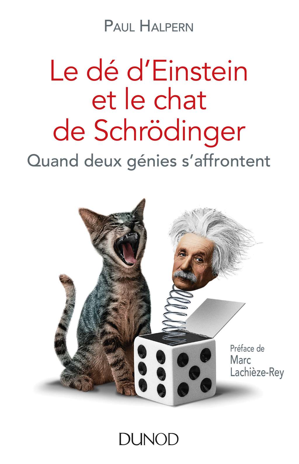 Le <a href="http://www.dunod.com/sciences-techniques/culture-scientifique/sciences-de-la-matiere-et-de-lunivers/le-de-deinstein-et-le-chat-de-schroedinge" title="Acheter le livre sur le site de Dunod" target="_blank">livre<em> Le dé d'Einstein et le chat de Schrödinger</em></a>, de Paul Halpern, revient sur la relation liant Albert Einstein et Erwin Schrödinger. Il raconte comment ces deux génies ont bouleversé la physique. © Dunod, tous droits réservés