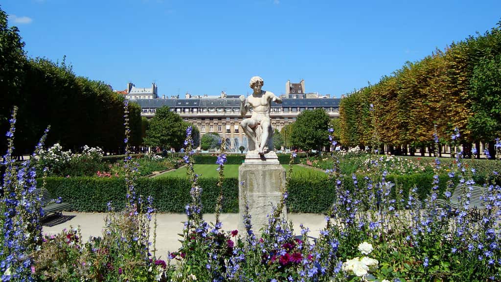 Les jardins du Palais-Royal, un havre de paix