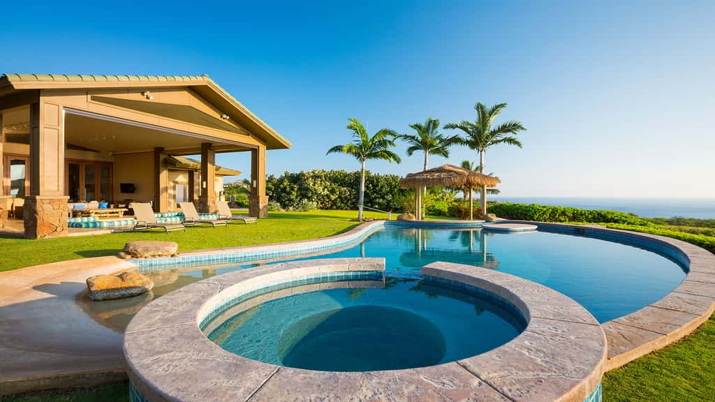 Villa tropicale avec vue sur l'océan