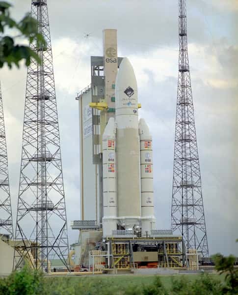 Ariane 5 dans l'attente du lancement