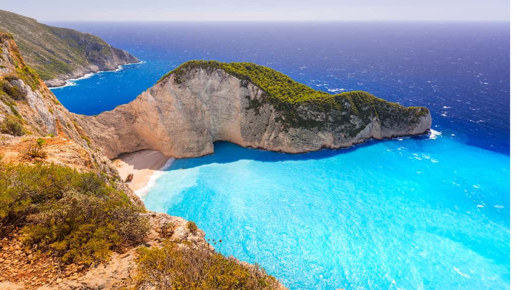 Une plage grecque où l’on aimerait bien s'échouer