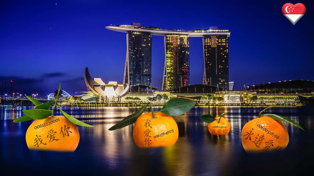 À Singapour, le rituel de la mandarine pour la Saint-Valentin