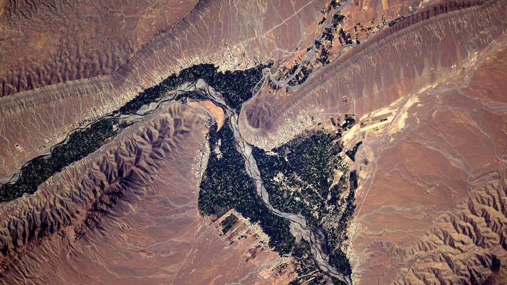 Le Maroc, vu de l'espace. © Esa, Thomas Pesquet