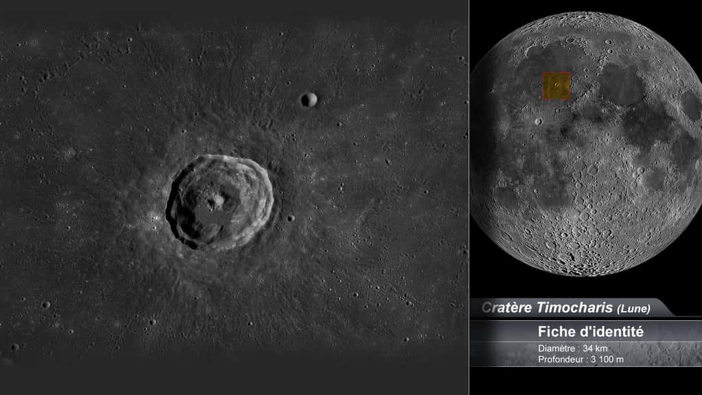 Le cratère Timocharis sur la Lune
