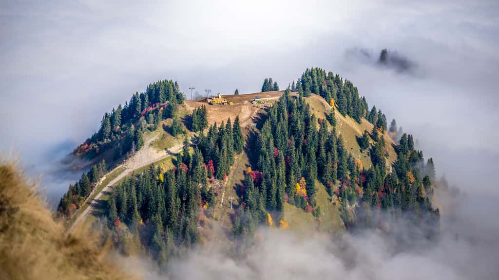 Le Roc d'Enfer dans le Massif du Chablais en Haute-Savoie