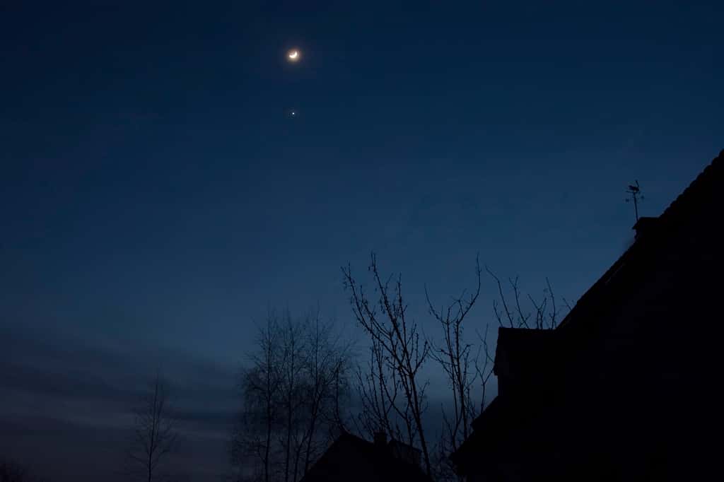 Conjonction Lune/Vénus le 30 janvier 2009