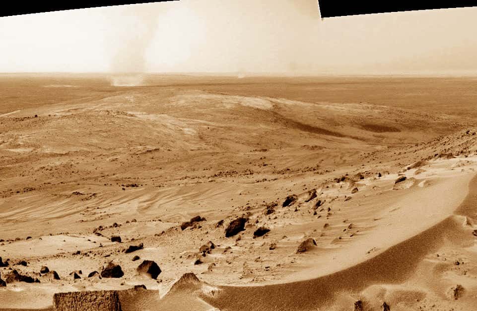 Dust devil sur Mars