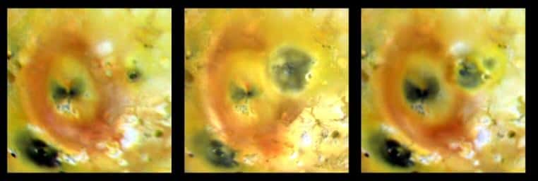 Evolution du sol sur Io