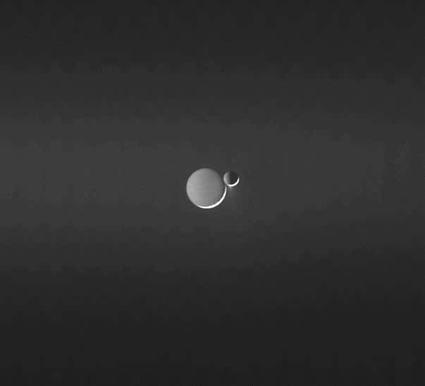 Rhéa et Encelade