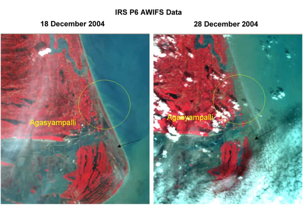 Avant et après le tsunami