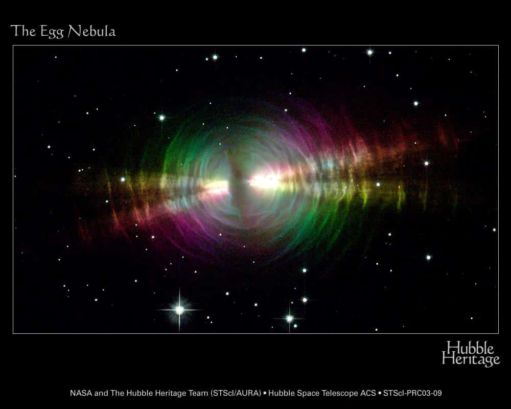 Hubble : Nébuleuse de l'oeuf