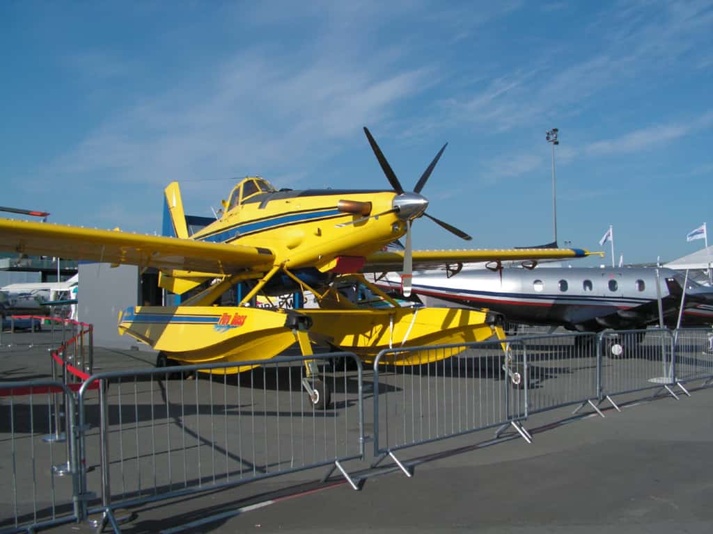 Les avions exposes au Salon du Bourget