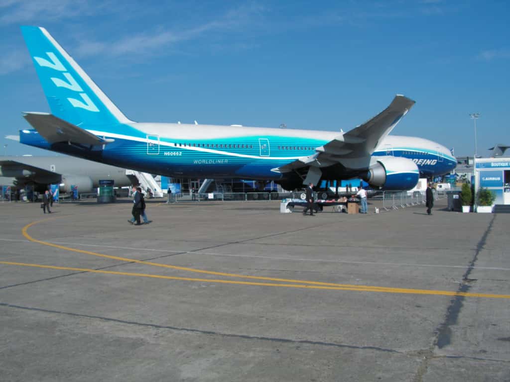 Boeing 777 - Les avions exposes au Salon du Bourget