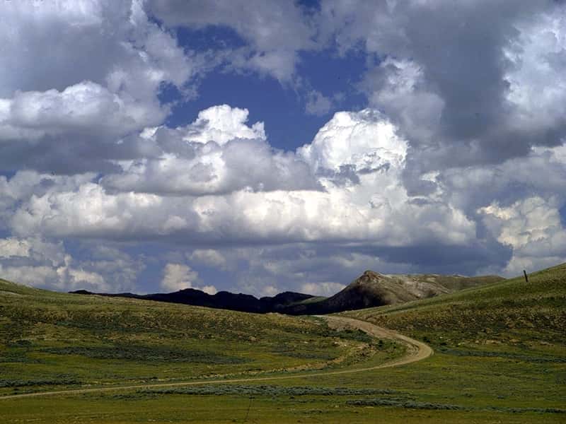 Photo de paysage avec cumulus