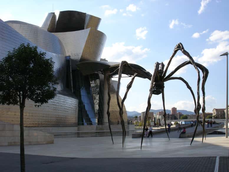 L'araignée de Louise Bourgeois, au musée Guggenheim de Bilbao