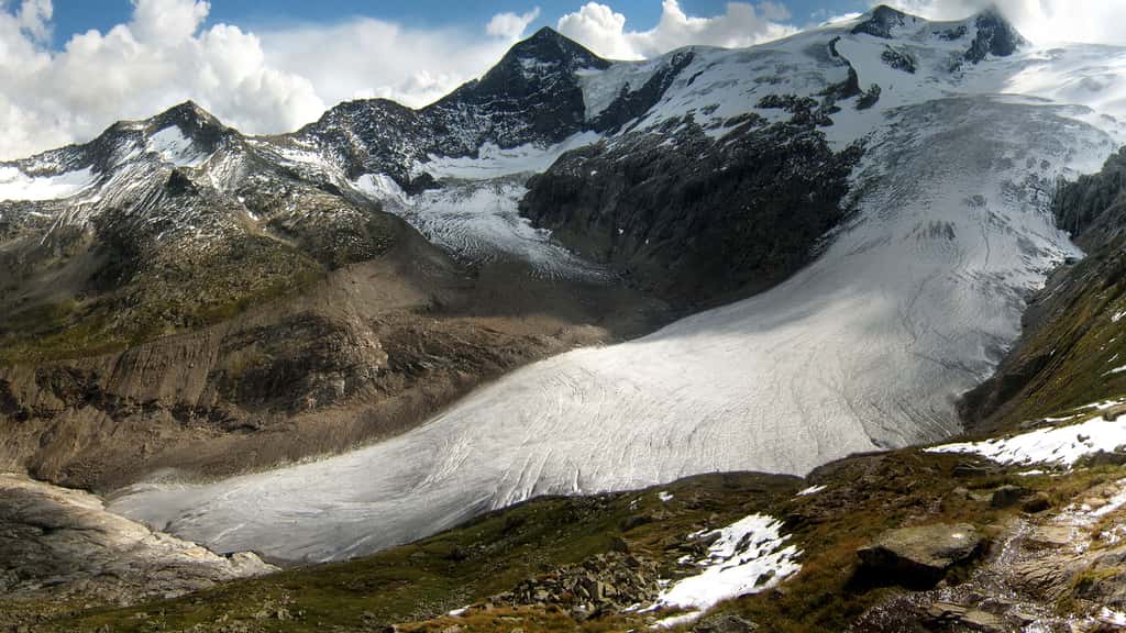 Glacier Schlatenkees dans les Alpes