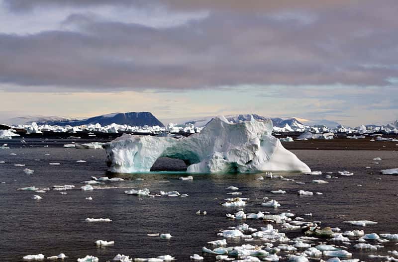 Les icebergs du cap York, au Groenland