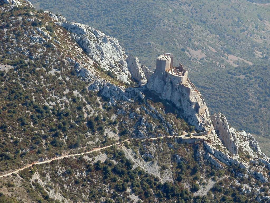 Le château de Quéribus, à Cucugnan, dans les Pyrénées-Orientales