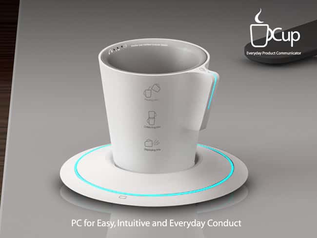 The Cup : la tasse à café communicante