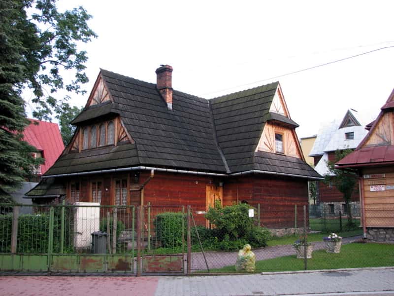 Maison polonaise avec jardin