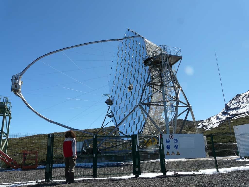 Le télescope Magic, près du GranTeCan, pour étudier les sursauts gamma