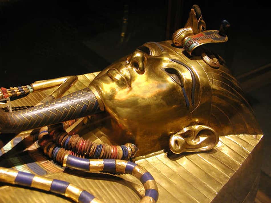 Le cercueil en or de Toutânkhamon