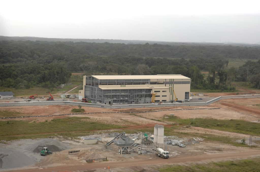 Le bâtiment d'intégration lanceur (février 2008)