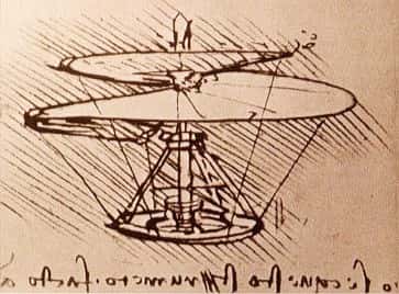 La vis aérienne de Léonard de Vinci