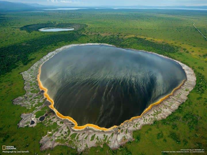 Cratère en Ouganda