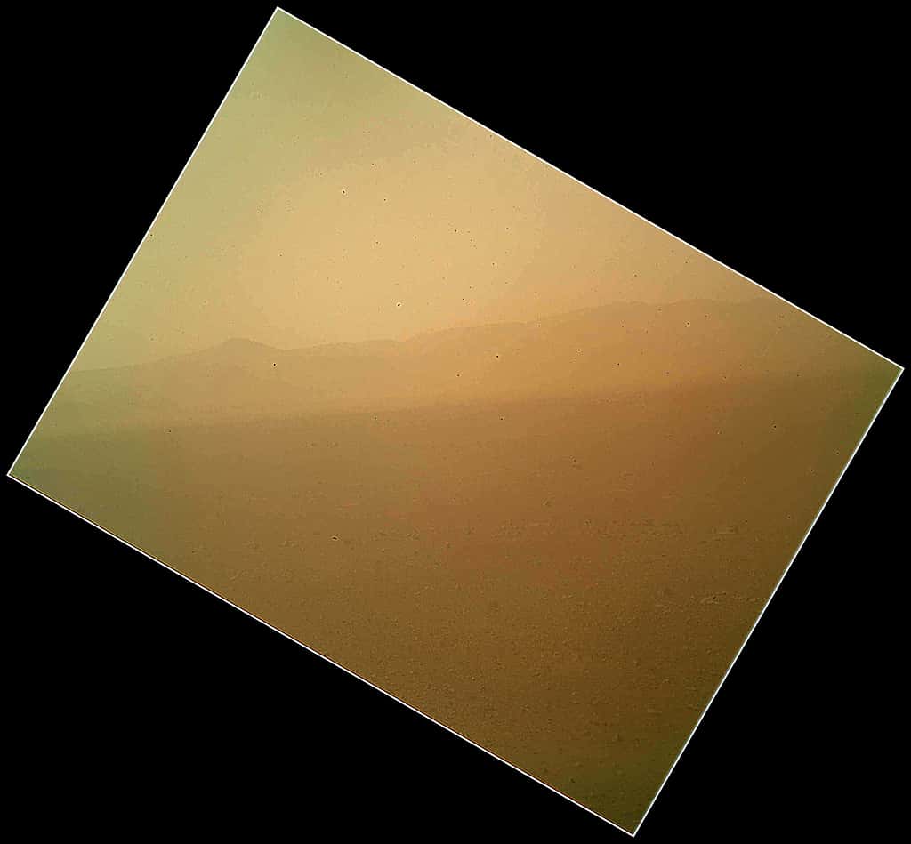 Première image couleur du paysage martien