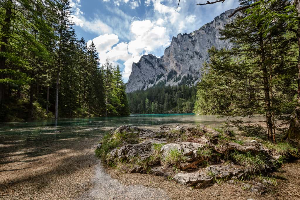 Le lac Vert, au pied des Alpes autrichiennes