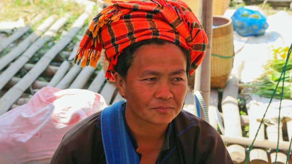 Femme birmane de l'ethnie des Shans