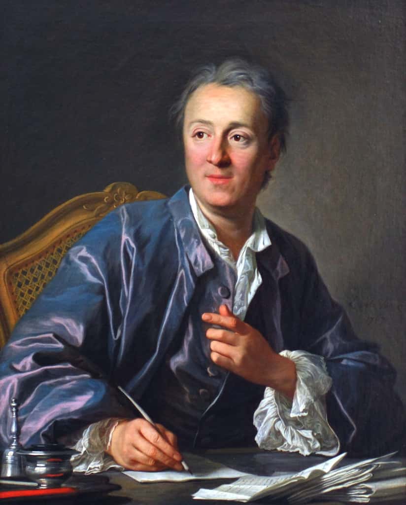 Denis Diderot, cheville ouvrière de <em>L'Encyclopédie</em> dont il rédige plus d'un millier d'articles. © œuvre de Louis-Michel van Loo, Musée du Louvre, DP