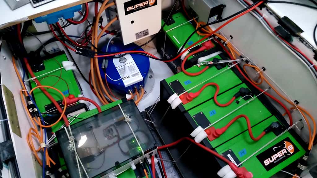 Les batteries du bateau de Conrad Colman : une technologie lithium fer phosphate
