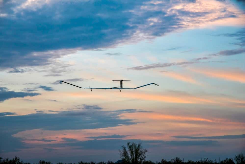 Le drone stratosphérique solaire Zephyr S d’Airbus. © Airbus