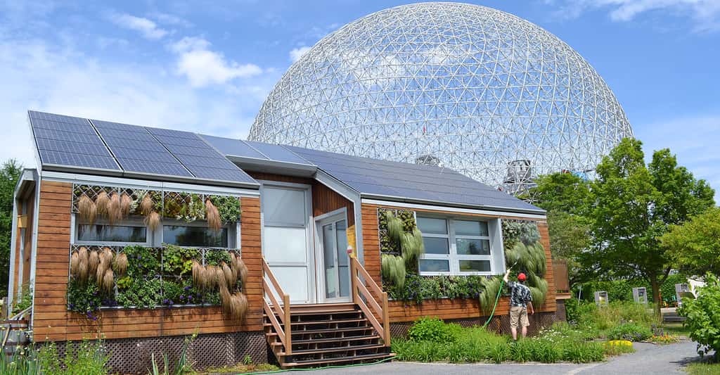 Maison solaire écologique à Montréal, au Canada. © Benoit Rochon, CC by-nc 3.0