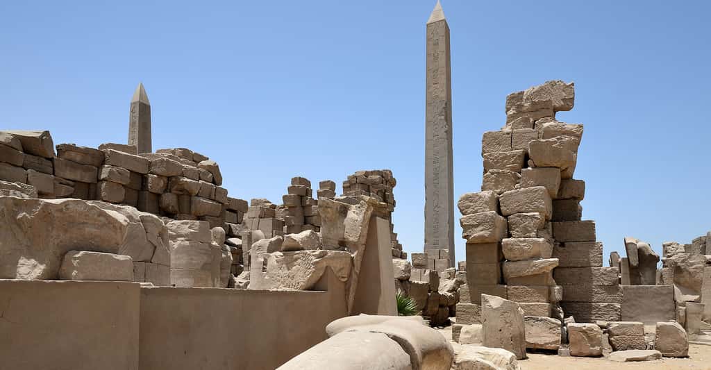 Ruines du complexe religieux de Karnak. © Hamerani, CC by-sa 4.0