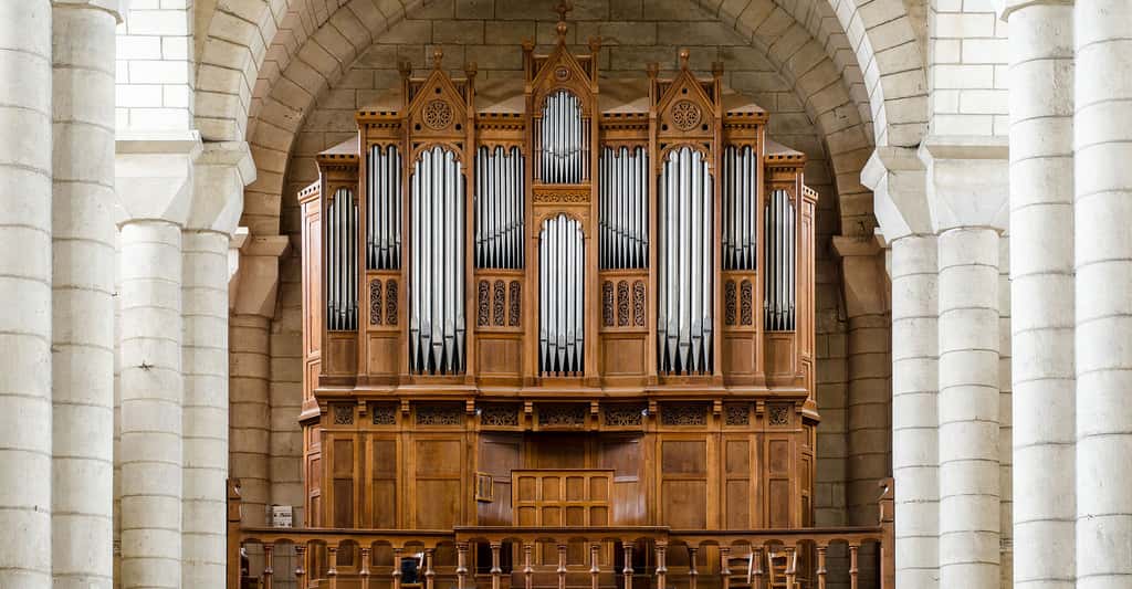 L'orgue de l'église saint Hilaire-le-Grand à Poitier. © Arseni Mourzenko, <em>Wikimedia commons</em>, CC by-sa 4.0