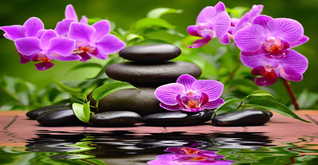 Quel lien entre les fleurs et les émotions humaines ? Ici, des orchidées. © Shutterstock
