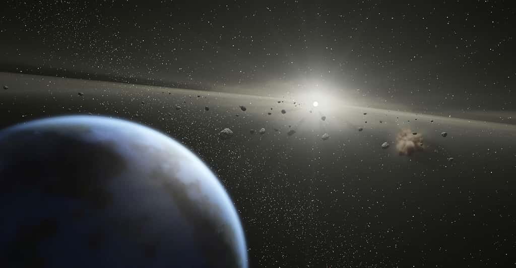 Ceinture d'astéroïdes. © NASA/JPL-Caltech CCO