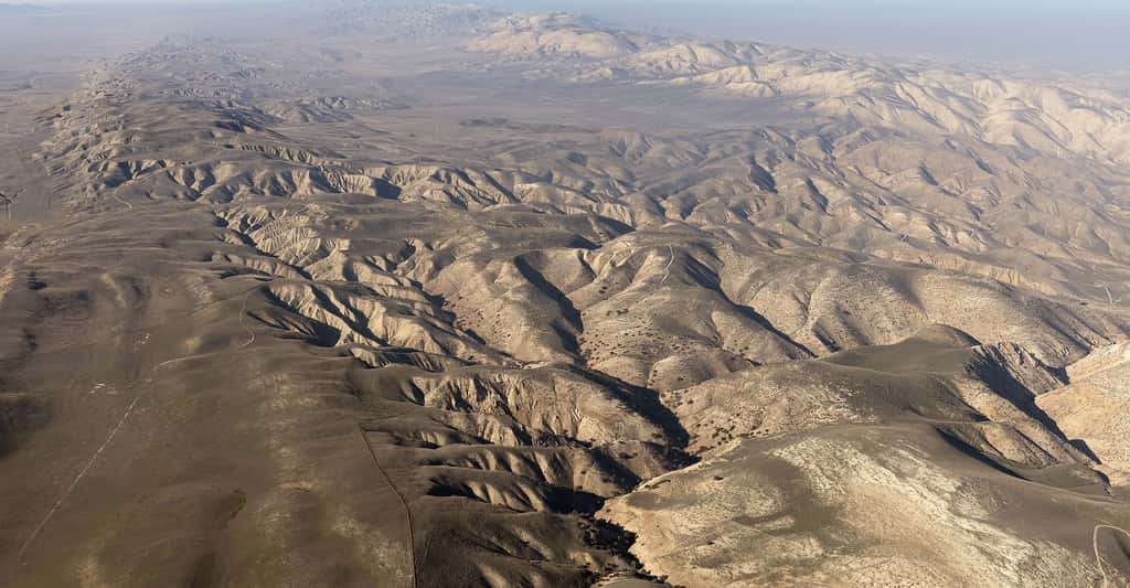 Vue aérienne de la faille de San Andreas en Californie. © Carol M. Highsmith CCO