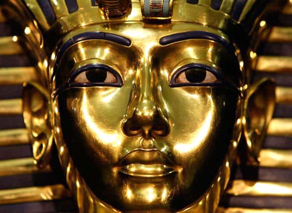 Crâne de Toutankhamon. La momie de l’enfant-pharaon est toujours conservée dans la vallée des rois. © Rémi Noyon, CC by-sa 2.0