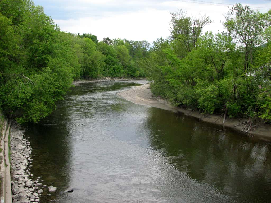 La rivière du Gouffre à Baie-Saint-Paul, au Québec. © Stéphane Batigne, Wikimedia Commons, GNU 1.2