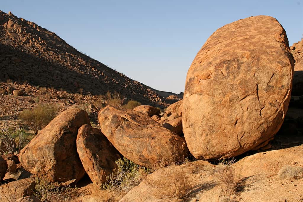 Un paysage du Brandberg, dans l’ouest de la Namibie. © Martha de Jong-Lantink, Flickr, CC by-nc-nd 2.0