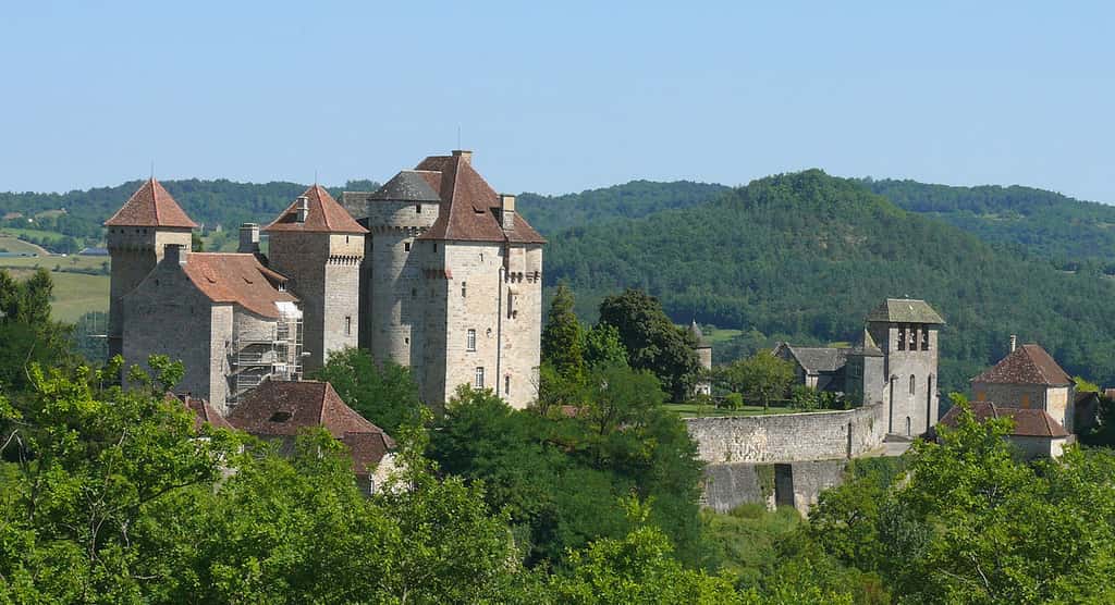 Château de Saint-Hilaire et Plas, à Curemonte. © Mossot, CC by-nc 2.0