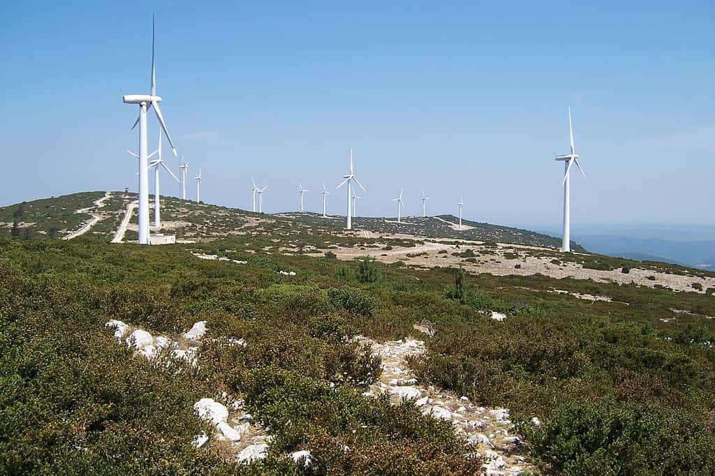 Éoliennes dans l’Aude. © Zewan, CC by 2.5