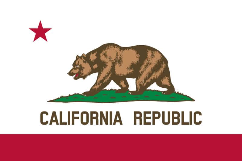 Drapeau de la Californie.  Le drapeau trouve son origine dans cette révolte des premiers Californiens.     © Domaine public