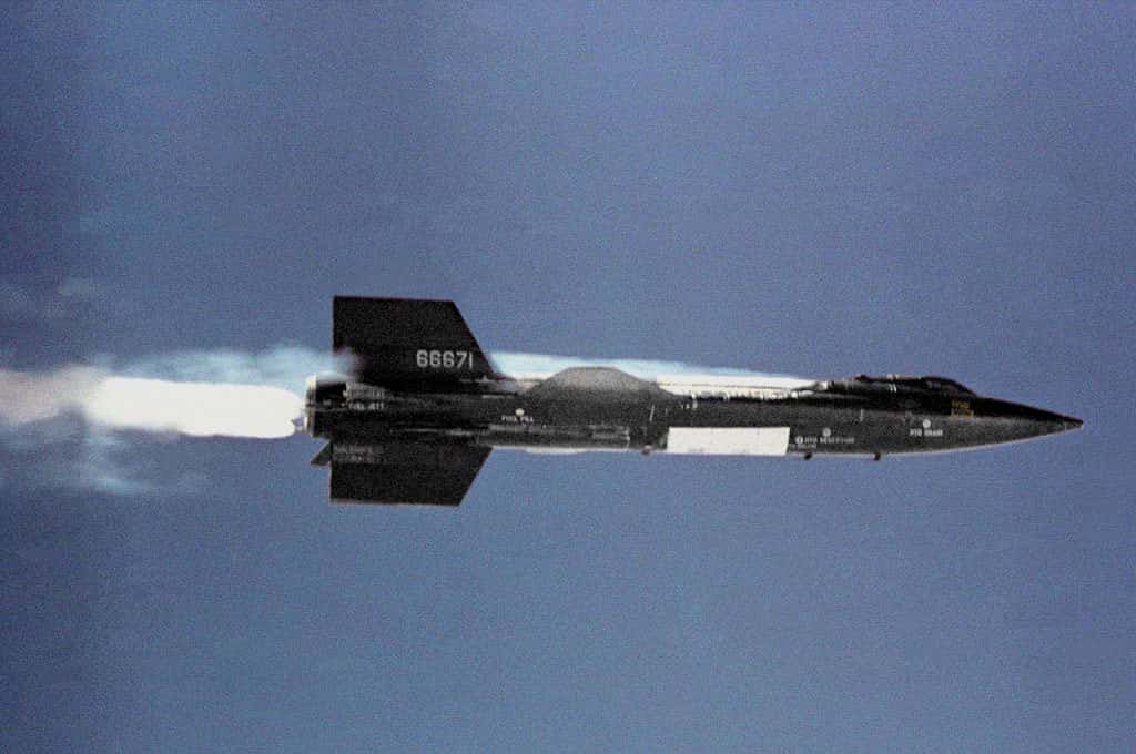 Le X-15, mi-avion, mi-fusée. © Nasa - Domaine public